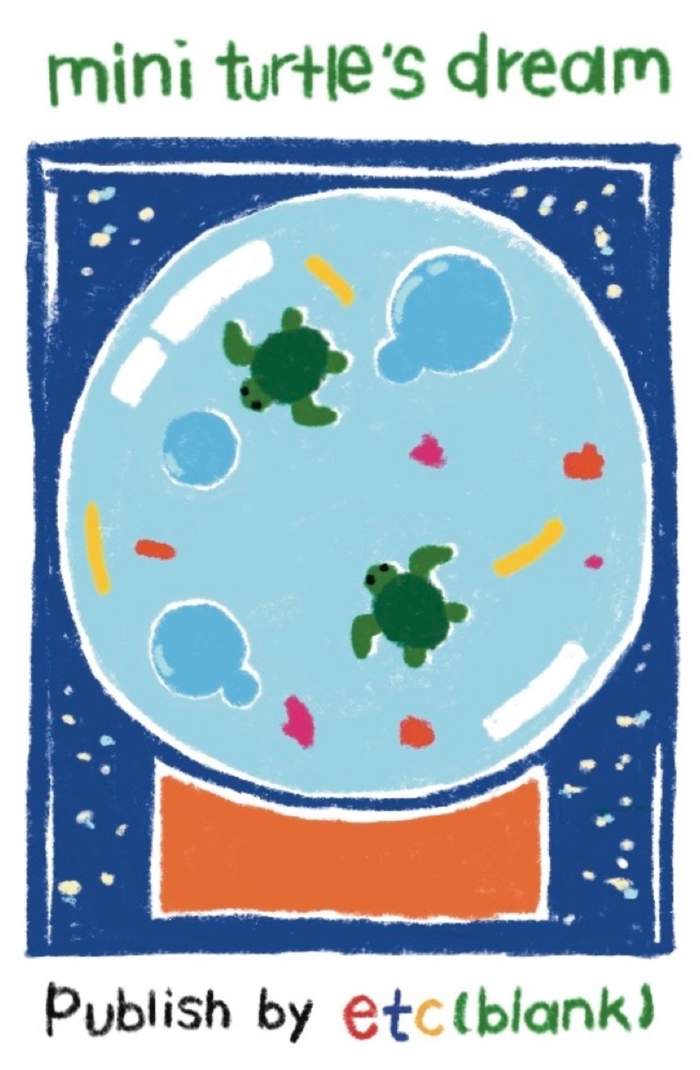 mini turtle&#039;s dream ocean waste mini ball · etc blank