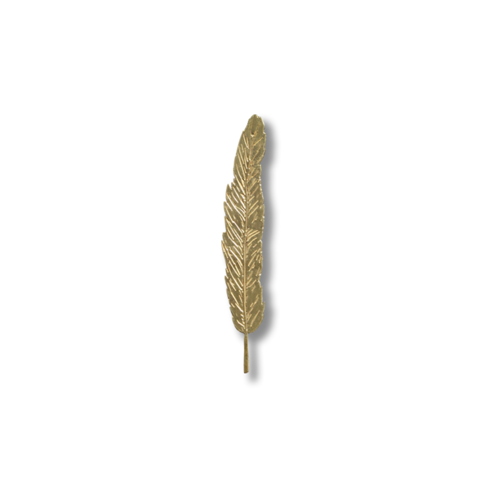 [4차 입고] Feather Brass Bookmark · yiyeha