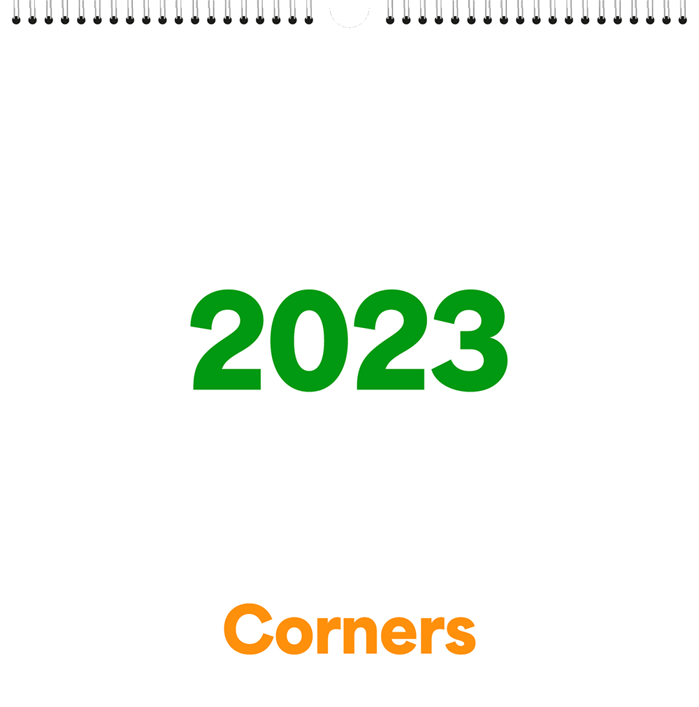 2023 Calendar (Large) · 코우너스