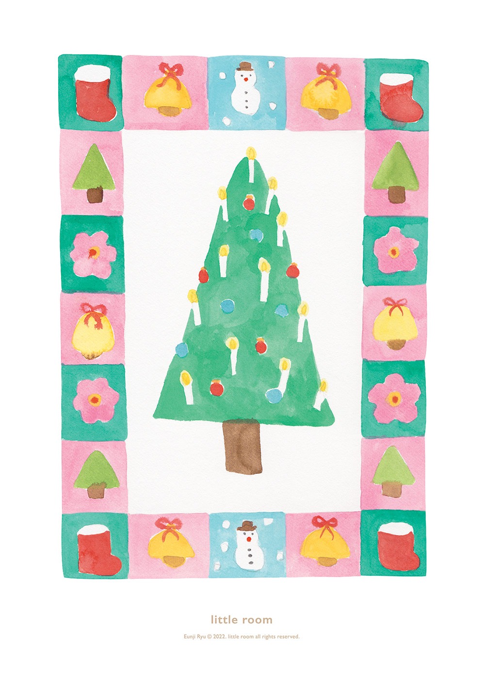 Christmas Tree Poster · 리틀룸