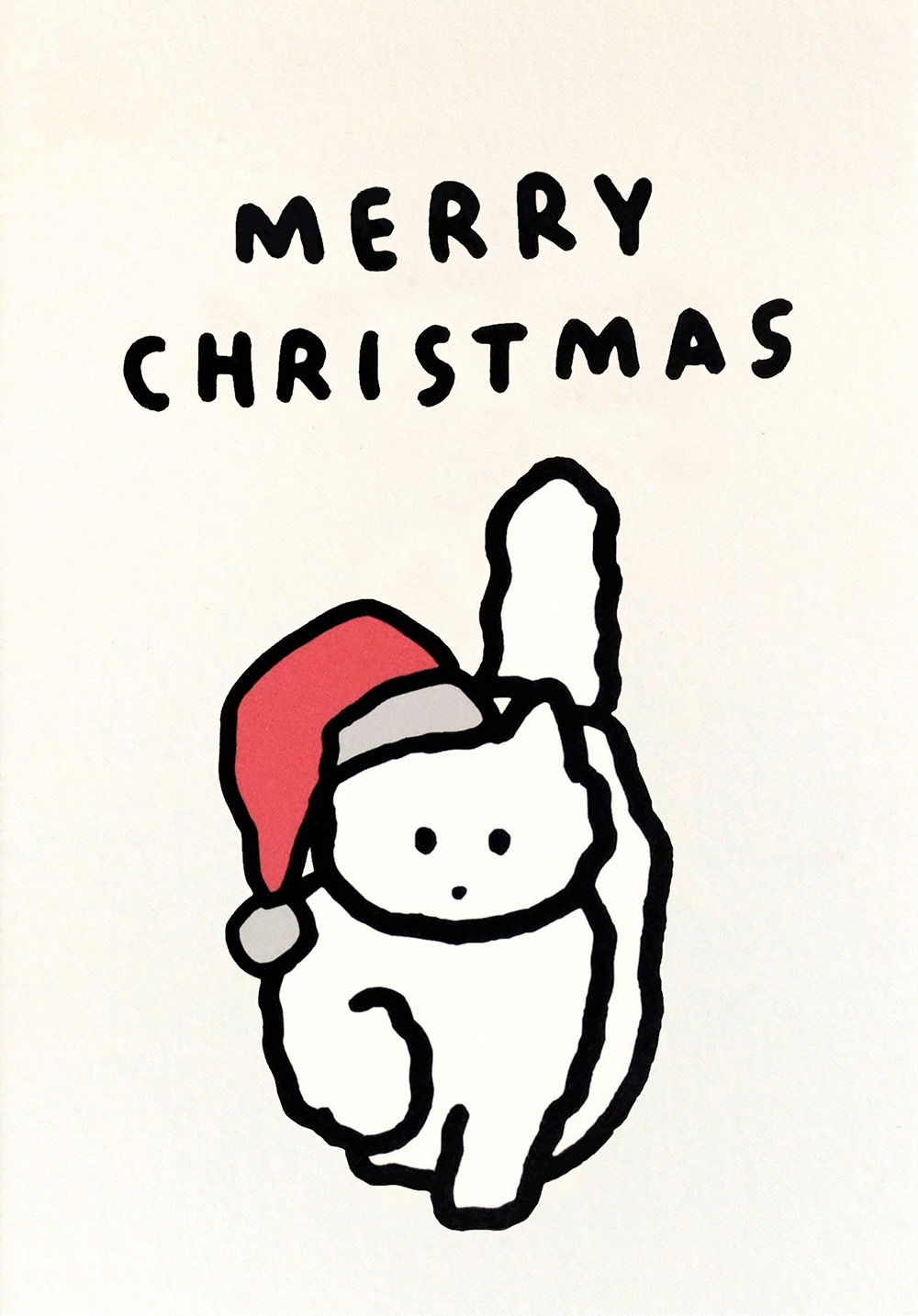 크리스마스 카드 고양이 · 제로퍼제로